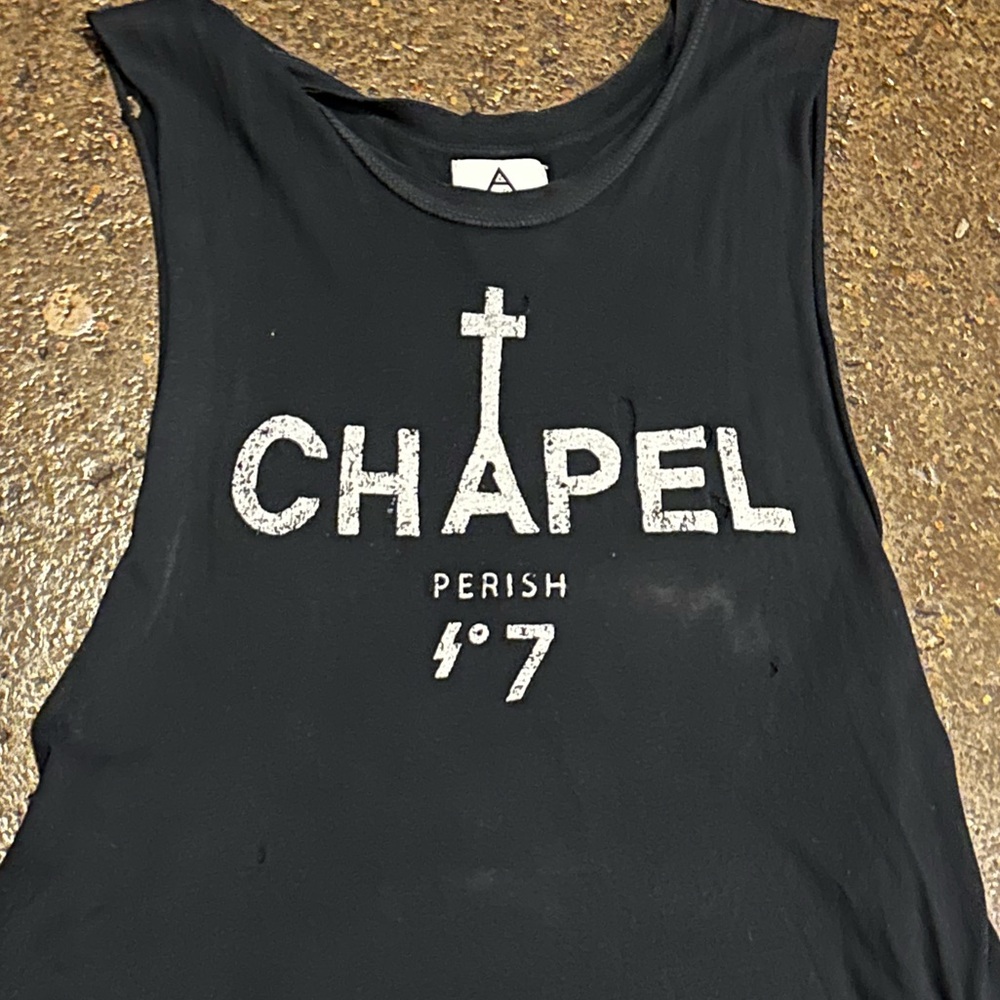 rare authentic UNIF clothing Chapel Muscle Tank Shirt (L)